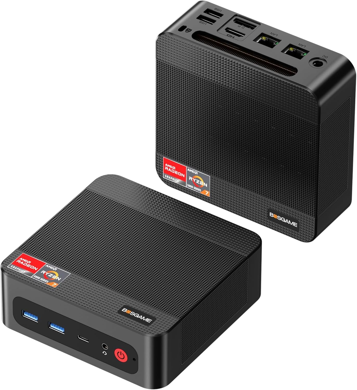 P3 Mini Gaming PC AMD Ryzen 7 7840HS | 32GB DDR5 RAM | 1TB PCIe 4.0 NVMe SSD | Dual Gigabit Ethernet | Triple Display (HDMI/DP/USB-C) | AX210 Wi-Fi 6E | BT 5.2 | Compact Desktop Computer