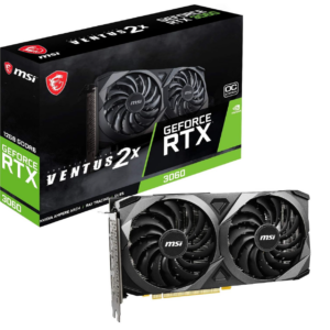 MSI Gaming GeForce RTX 3060 12GB 15 Gbps GDRR6 192-Bit HDMI/DP PCIe 4 Torx Twin Fan Ampere OC Graphics Card